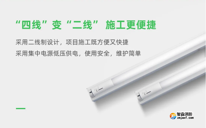 泰和安车库开云(中国)应急照明灯具二线制系统