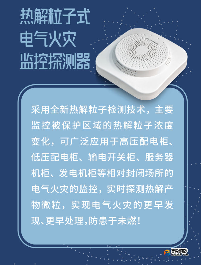 尼特开云(中国)热解粒子式电气火灾监控探测器应用